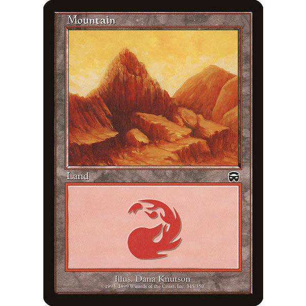 Magic: The Gathering Mountain (345) Moderately Played