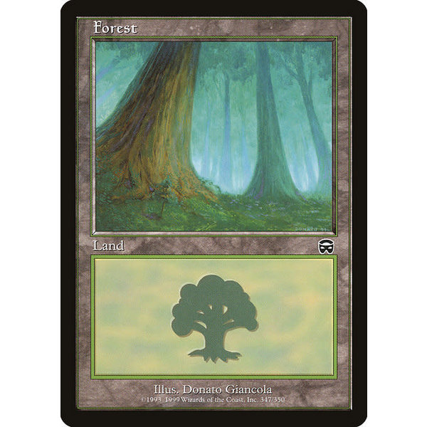 Magic: The Gathering Forest (347) Moderately Played