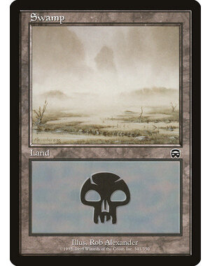 Magic: The Gathering Swamp (341) Moderately Played