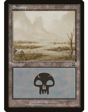 Magic: The Gathering Swamp (340) Moderately Played