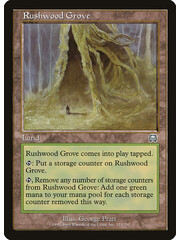 Magic: The Gathering Rushwood Grove (325) Lightly Played