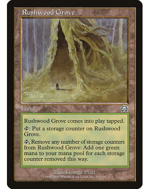 Magic: The Gathering Rushwood Grove (325) Lightly Played