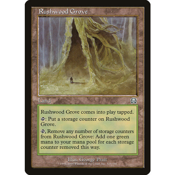 Magic: The Gathering Rushwood Grove (325) Lightly Played