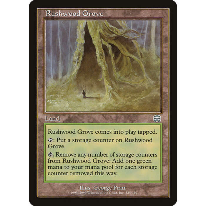 Magic: The Gathering Rushwood Grove (325) Moderately Played