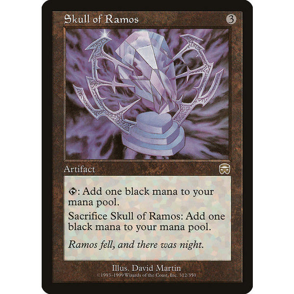 Magic: The Gathering Skull of Ramos (312) Lightly Played