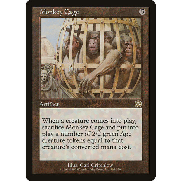 Magic: The Gathering Monkey Cage (307) Heavily Played