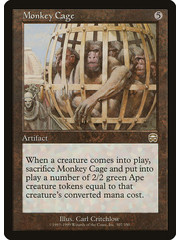 Magic: The Gathering Monkey Cage (307) Moderately Played