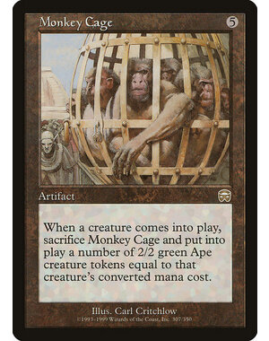 Magic: The Gathering Monkey Cage (307) Moderately Played