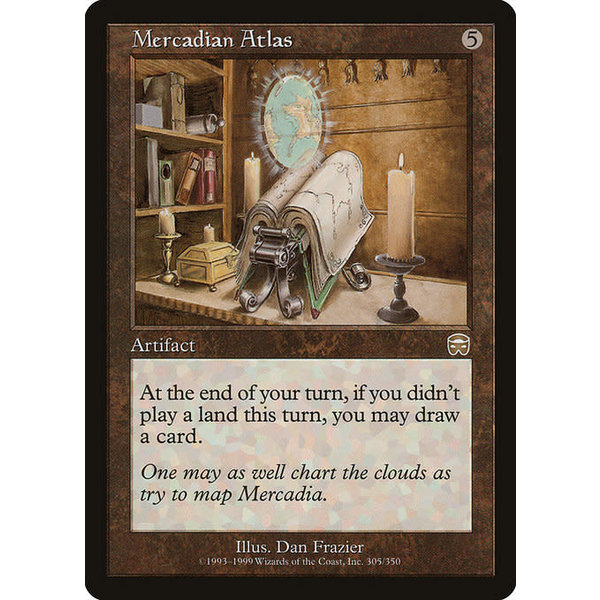 Magic: The Gathering Mercadian Atlas (305) Lightly Played