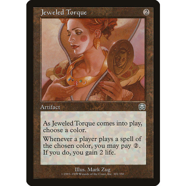 Magic: The Gathering Jeweled Torque (301) Heavily Played