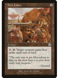 Magic: The Gathering Iron Lance (300) Lightly Played