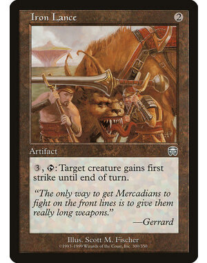 Magic: The Gathering Iron Lance (300) Moderately Played