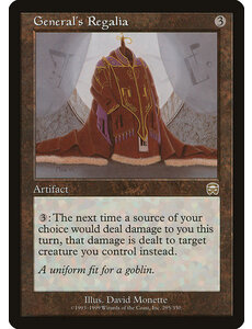 Magic: The Gathering General's Regalia (295) Lightly Played