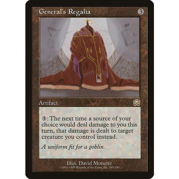 Magic: The Gathering General's Regalia (295) Lightly Played