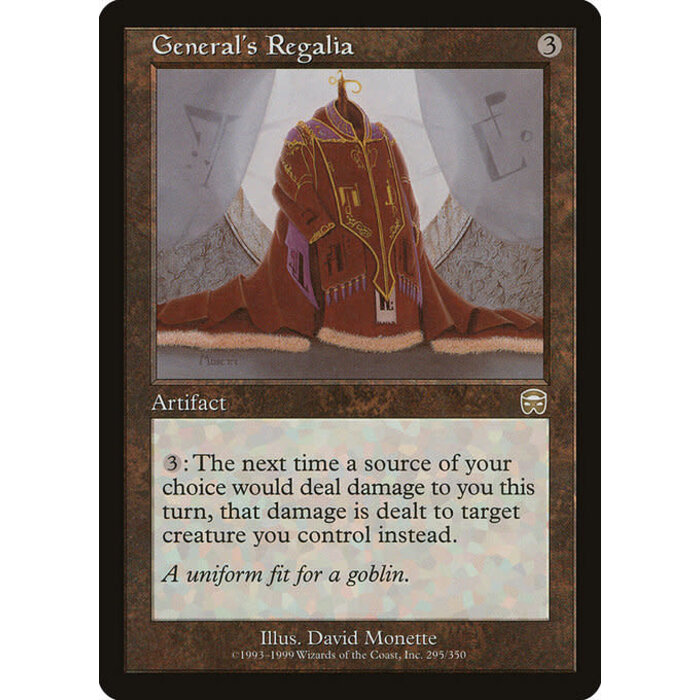 Magic: The Gathering General's Regalia (295) Lightly Played