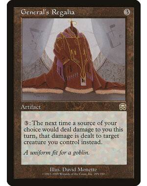 Magic: The Gathering General's Regalia (295) Moderately Played