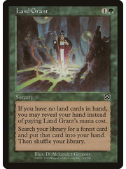 Magic: The Gathering Land Grant (255) Lightly Played