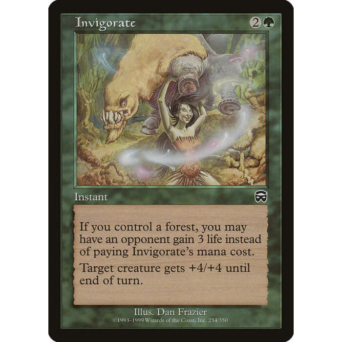 Magic: The Gathering Invigorate (254) Moderately Played
