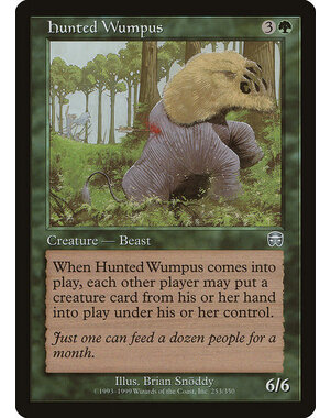 Magic: The Gathering Hunted Wumpus (253) Moderately Played