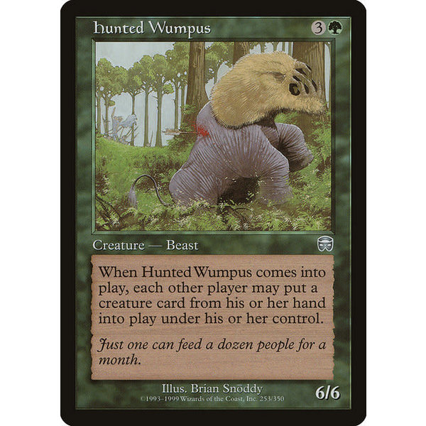 Magic: The Gathering Hunted Wumpus (253) Moderately Played