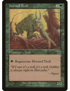 Magic: The Gathering Horned Troll (251) Lightly Played