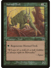 Magic: The Gathering Horned Troll (251) Moderately Played