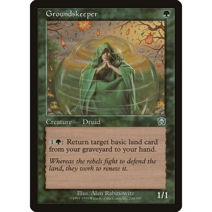 Magic: The Gathering Groundskeeper (250) Lightly Played