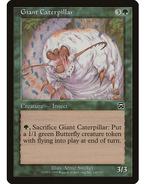 Magic: The Gathering Giant Caterpillar (249) Lightly Played