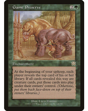 Magic: The Gathering Game Preserve (248) Lightly Played