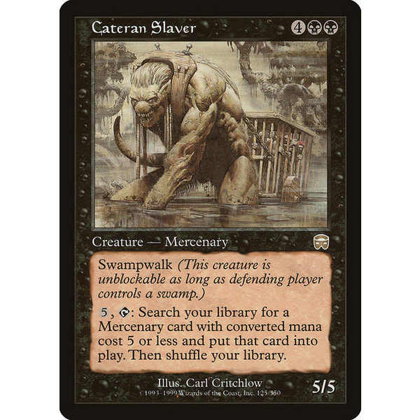 Magic: The Gathering Cateran Slaver (125) Moderately Played