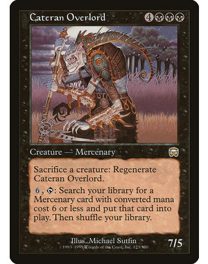 Magic: The Gathering Cateran Overlord (123) Moderately Played