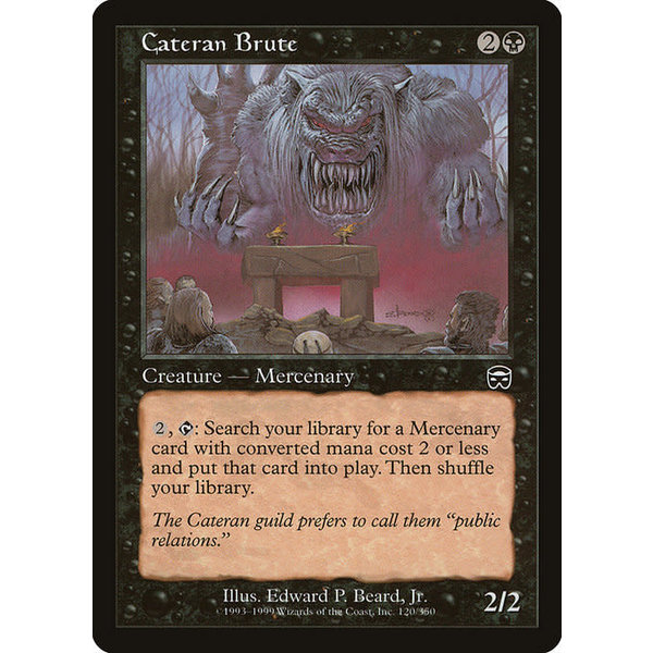 Magic: The Gathering Cateran Brute (120) Lightly Played