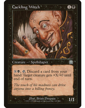 Magic: The Gathering Cackling Witch (119) Lightly Played