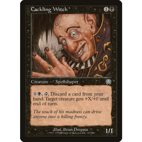 Magic: The Gathering Cackling Witch (119) Lightly Played