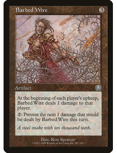 Magic: The Gathering Barbed Wire (287) Lightly Played