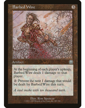 Magic: The Gathering Barbed Wire (287) Lightly Played