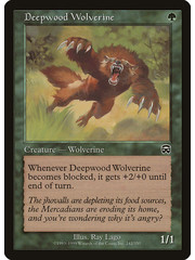 Magic: The Gathering Deepwood Wolverine (242) Lightly Played