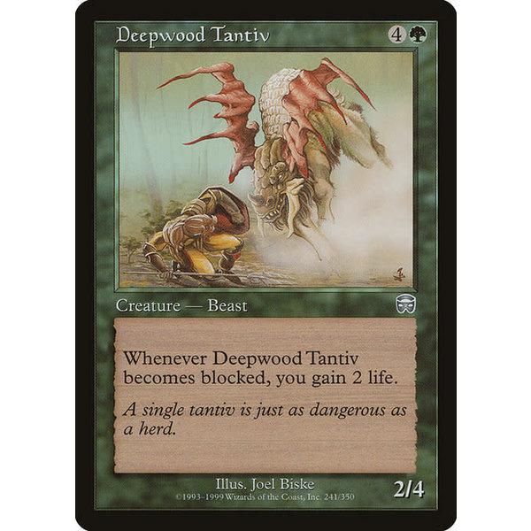 Magic: The Gathering Deepwood Tantiv (241) Moderately Played