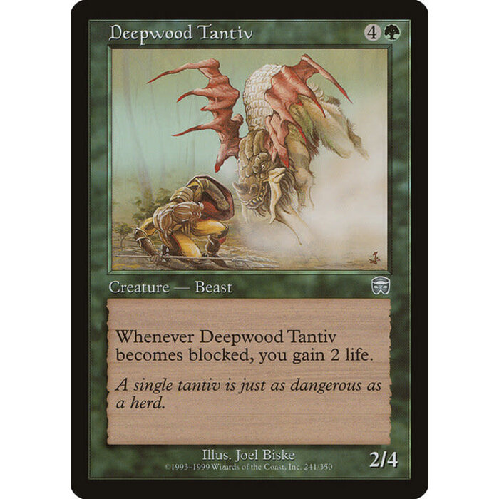 Magic: The Gathering Deepwood Tantiv (241) Moderately Played