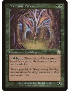 Magic: The Gathering Deepwood Elder (240) Lightly Played