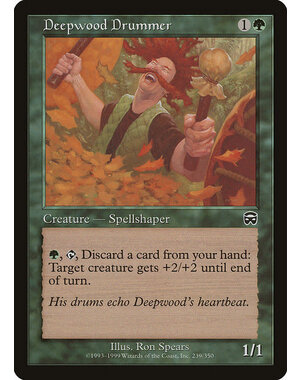 Magic: The Gathering Deepwood Drummer (239) Lightly Played