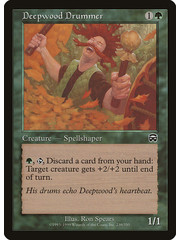 Magic: The Gathering Deepwood Drummer (239) Moderately Played