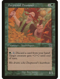 Magic: The Gathering Deepwood Drummer (239) Moderately Played