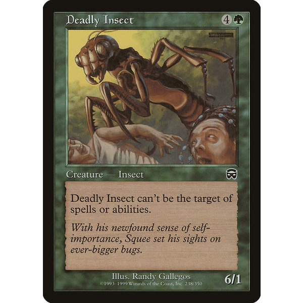 Magic: The Gathering Deadly Insect (238) Moderately Played