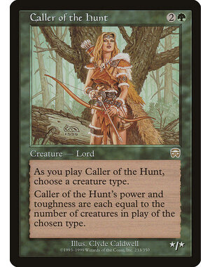 Magic: The Gathering Caller of the Hunt (233) Heavily Played