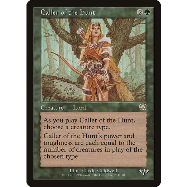 Magic: The Gathering Caller of the Hunt (233) Heavily Played