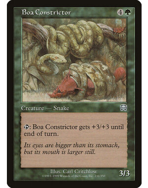 Magic: The Gathering Boa Constrictor (231) Lightly Played