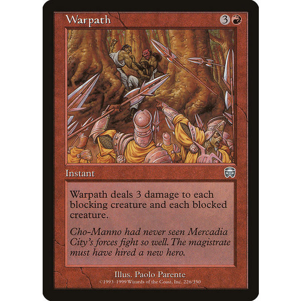 Magic: The Gathering Warpath (226) Lightly Played