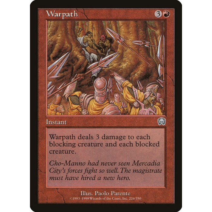 Magic: The Gathering Warpath (226) Moderately Played