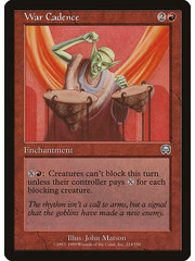 Magic: The Gathering War Cadence (224) Heavily Played